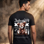 Social Introvert Teddy Graphic Regular Fit T-Shirt