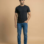 Men's Premium Black Regular Fit Cotton T-Shirt